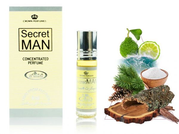 Al Rehab oil perfume Secret Man, 6 ml (Men) wholesale